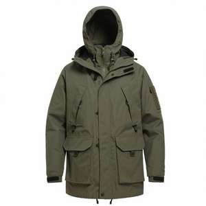 Veste tactique Hip Hop à motifs, multi-poches, pour l'aventure en plein air, la randonnée, la randonnée pédestre, coupe-vent, tissu satiné lisse, respirant - Product Image 1