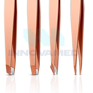 Pinzas Inclinadas de Acero Inoxidable para Cejas, Herramienta para Depilar el Vello Facial, Cuidado Diario de las Cejas, Venta al por Mayor - Product Image 2