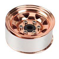 4PCS 1.55 Métal Beadlock Jante Moyeu de Roue pour 1/10 RC Crawler Car Axial Yeti Jr UTB18 RC4WD D90 TF2 Tamiya CC01 LC70 MST