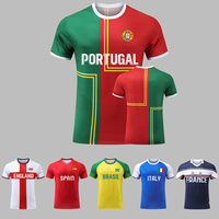Maillot de football pour hommes à manches courtes, imprimé numérique, pour l'entraînement, toutes saisons, séchage rapide, respirant, personnalisable