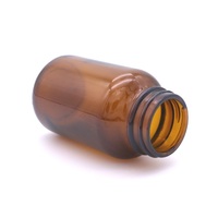 120ml Ambre Comprimés Pilules Capsules Bouteille en verre à large bouche