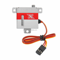 JX KST X10 Mini V8.0 23g 0.1sec Moteur Servo Numérique à Engrenages Métalliques DC Sans Noyau Boîtier en Alliage d'Aluminium Démarrage Progressif Programmable pour Planeur RC