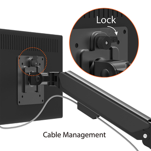 Nuevo Soporte de Escritorio Cuádruple de Acero con Resorte de Gas para Monitor de Computadora LCD Ergonómico, Giratorio 180°, 100x100mm - Product Image 4