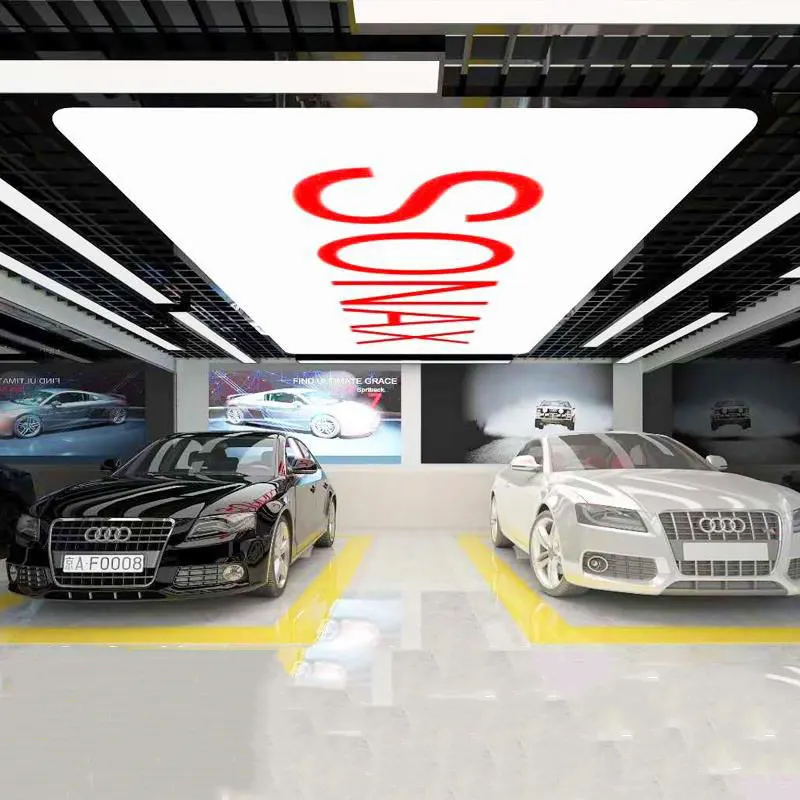 Factory Direct Sales Car Wash Detailing Ceiling Lamp Soft Film Light Box LED Work Light For Workshop Garage