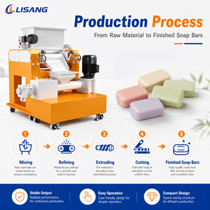 Máquina para Hacer Jabón Digital Mini Automática, Precio de Fábrica <span class=keywords><strong>LISANG</strong></span> (Modelo M08), para Línea de Producción de Jabón para Baño y Lavandería - Product Image 5
