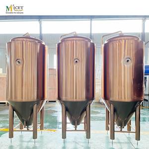 MICET 500L 800L Cerveja Artesanal Fermentação Tanque SUS304 Material Electroplate Rose Gold Cor Isobaric Beer Fermentador Cobre Unitank - Product Image 5