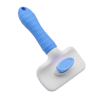 Peigne à aiguilles pour animaux de compagnie, en acier inoxydable et ABS, personnalisé, pour chat et chien, outil de toilettage, brosse pour enlever les poils