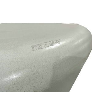 ม้านั่งหินวิเศษ UHPCGRC แบบสั่งทำพิเศษสำหรับจัดสวนภายนอก สีขาวเทา - Product Image 5