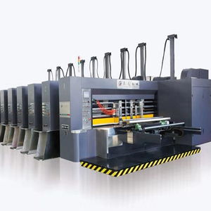 Carton Box Làm Máy/Tự Động Bìa <span class=keywords><strong>4</strong></span> Màu Sắc In <span class=keywords><strong>Flexo</strong></span> Xẻ Rãnh Chết Máy Cắt - Product Image 1