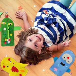 Kit para Hacer Marionetas de Mano, Manualidades Artísticas, Marionetas de Fieltro, Marionetas Personalizadas Creativas, Juego de Roles, Suministros para Fiestas Infantiles - Product Image 6