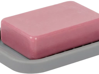 Porte-savon en silicone à drainage rapide, antidérapant, avec rainures courbes, pour salle de bain, douche, évier de cuisine, comptoir
