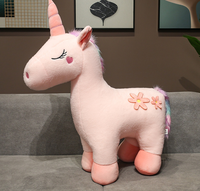 Peluche personnalisée Cheval Arc-en-ciel, jouet en peluche doux, poupée mignonne, coussin Cheval Arc-en-ciel coloré pour enfants, cadeau et décoration intérieure