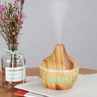 Mini humidificateur diffuseur d'huiles essentielles à ultrasons HZ, portable, USB, sans fil, à brume froide, avec LED, petit, pour bureau, chambre, voiture