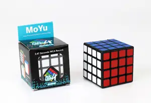 MOYU 3D Magic Cube Puzzle Aufkleber Smooth Speed Würfel Black -Twist Brain Teasers IQ Spielzeug Geschenk für Kinder