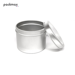Boîte en aluminium de 150 ml pour bougies solides et baumes d'aromathérapie - Emballage type boîte à thé en stock, vente en gros - Product Image 4