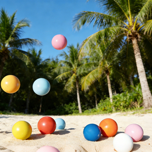 Palline Colorate in Resina per Set di <span class=keywords><strong>Bocce</strong></span> e Petanque, Mini Palline Bersaglio per Giochi all'Aperto sul Prato - Product Image 5