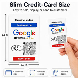 Tarjeta NFC Personalizada con Enlace URL para Reseñas de Google, Código QR Codificado, Tarjeta de Visita con Código QR para Cafetería, Salón, Restaurante, Hotel - Product Image 4