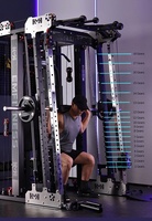 Machine Smith multifonctionnelle de haute qualité avec rack de musculation et crossover par câble, pour usage commercial et domestique, pour squats et développés couchés, charge maximale 2000 kg