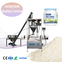 Machine de remplissage automatique de lait en poudre en conserve, en bouteille ou en pot, avec dosage par pesage