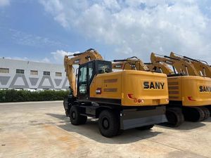 Excavadora de ruedas SANY SY215W usada de alta calidad, 21.5 toneladas, maquinaria para movimiento de tierras con excelentes reseñas, en oferta, con emisiones EPA. - Product Image 5