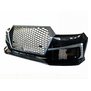 ชุดบอดี้คิตพลาสติก PP ใหม่ RSQ7,กันชนหน้าพร้อมตะแกรงรังผึ้งสำหรับ <span class=keywords><strong>Audi</strong></span> Q7 <span class=keywords><strong>SQ7</strong></span> 4MB 2016 <span class=keywords><strong>2017</strong></span> 2018 2019 2020 + - Product Image 4