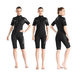 Nouvelle <span class=keywords><strong>combinaison</strong></span> de plongée et de surf en néoprène de 3mm pour hommes et femmes à manches courtes et shorts épaissi chaud et résistant au froid - Product Image 6