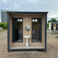Unité de toilettes modulaire portable d'extérieur, Cabine de toilettes préfabriquée, Toilettes portables, Unités de toilettes extérieures