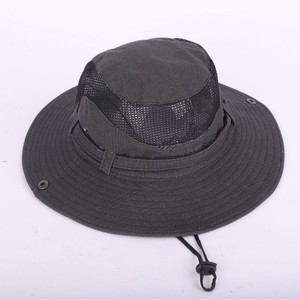 Wide Brimmed Fisherman <b>Hat</b> Khaki Breathable Sun Protection Outdoor <b>Summer</b> Bucket <b>Hat</b> - Product Image 4