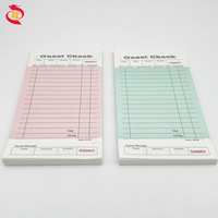 Bloc-notes de commande pour serveur en papier offset personnalisé à une seule couche et une seule partie