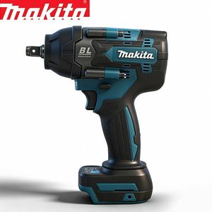 Clé à chocs sans balais Makita DTW700Z 18V LXT pour le démontage des écrous de roues de camion, structure en acier, outil professionnel de réparation automobile - Product Image 1