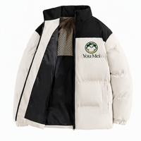 Nouvelle veste en coton pour homme YZ - Imperméable, coupe-vent, isolée au graphène, épaisse, col montant, manteau d'hiver pour homme