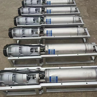 Pompe centrifuge submersible en acier inoxydable de 4 pouces haute pression pour l'irrigation agricole et les puits profonds avec moteur triphasé