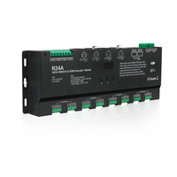 Nuevo producto Bar KTV 24 canales voltaje constante RGB RGBW DMX512 controlador RDM decodificador para luz de escenario