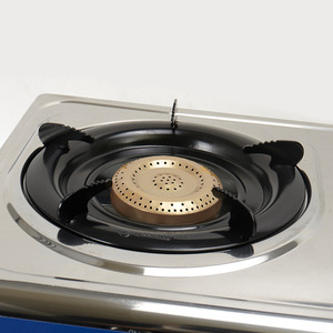 Vente directe d'usine de cuisinières à gaz, cuisinières à gaz en acier inoxydable à deux brûleurs, têtes de brûleurs en tôle de fer de 90 mm, cuisinières doubles. - Product Image 3