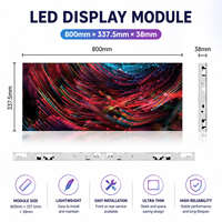 Mur vidéo LED intérieur ultra-plat et léger COB Micro LED, 3,7 kg, installation rapide