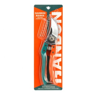 DIY Industrial Garden Pruning <b>Shears</b> SK5 Steel Plastic Non-Slip <b>Handle</b> 200mm Japanese Flower Bypass 264210 Garden Pruning Scisso - Product Image 3