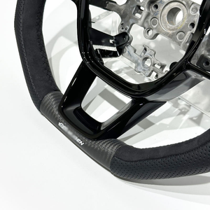 Volante de Fibra de Carbono para <span class=keywords><strong>Honda</strong></span> <span class=keywords><strong>Civic</strong></span> 10ª y 11ª Generación (2009-2019), Estilo Mugen Mate, Envío Rápido, Gran Venta - Product Image 3
