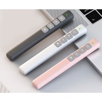 Puntero láser con Control remoto, bolígrafo inalámbrico con USB, PowerPoint PPT, 2,4 GHz