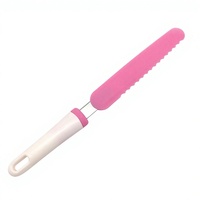 Couteau à gâteau en plastique polypropylène, spatule à crème, couteau à pain dentelé, spatule à toast, modèle 717 Yongkang, directement de l'usine
