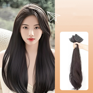 วิกผมด้านในแบบสามชิ้นม้วนไมโครผมที่มีความนุ่มเพิ่มวอลลุ่มการจำลองผมหัวเข็มขัดด้านในแบบไมโครม้วนไร้รอยต่อ - Product Image 5