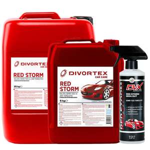 Divortex rouge Storm, 1 pièce, anti-poussière, 16 Oz, 473 Ml - Product Image 2