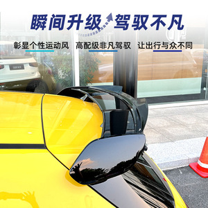 Mercedes-Benz A-Class W177 Rear <b>Trunk</b> Wing Piano <b>Black</b> Carbon Fiber Texture ABS Spoiler 2018+ - Product Image 2