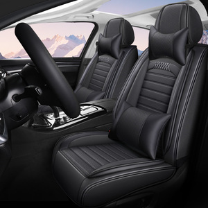 <span class=keywords><strong>Coussin</strong></span> de siège de <span class=keywords><strong>voiture</strong></span> Wanwan Business entièrement enveloppant en cuir Nappa, ajustement universel pour rétroviseur, accessoires extérieurs frais et respirants - Product Image 4