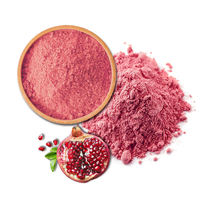 Poudre de jus de grenade lyophilisée naturelle de qualité alimentaire, soluble dans l'eau, extrait de fruit de grenade en fût pour complément alimentaire et boisson