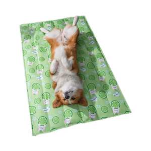 Sommer kühlung PVC Pet Ice Mat Nicht klebriges Haar Bedrucktes Tier muster Gel Bett für Hunde und Katzen für den Sommers chlaf - Product Image 1