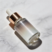 Flacon compte-gouttes en verre pour sérum capillaire et cosmétiques, 15 ml, 30 ml, avec logo personnalisé du fabricant, pour mascara et perruques