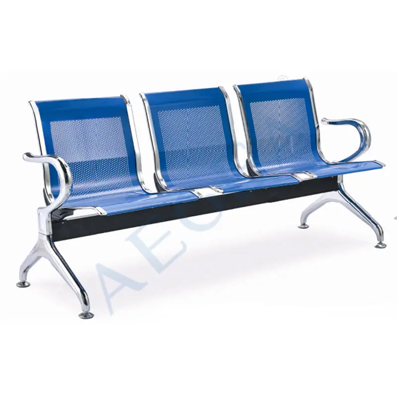 AG-TWC863 Hot sale public 3 seaters stainless steel office hospital medical and airport waiting chairs furniture