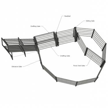 Circleworking pens for sheep goats panel cattle forcing yard  heavy duty  panels cattle pen