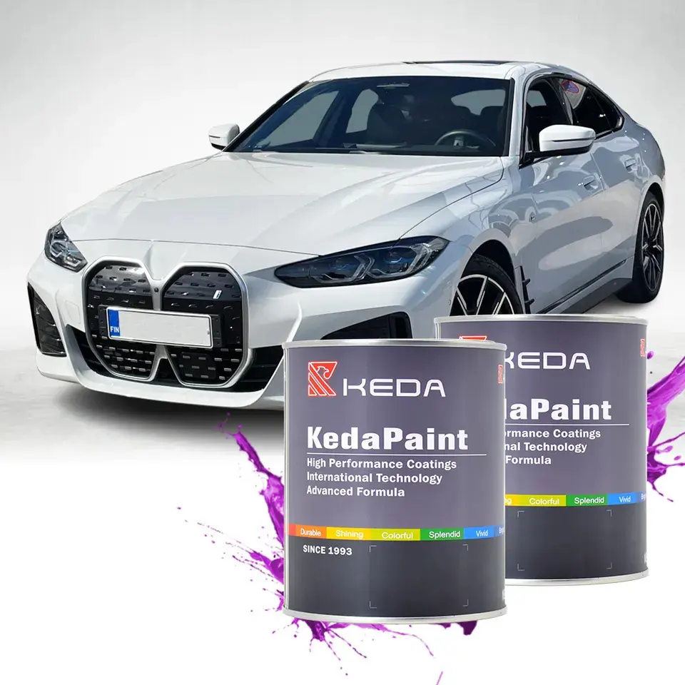 Peinture de finition de voiture Peinture acrylique en aérosol Oem Service Clear Coat Long Lasting Keda Car Paint