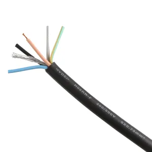 Fil en caoutchouc de Silicone Flexible résistant à la chaleur, 12awg, 14awg, 16awg, 18awg, 200red, noir